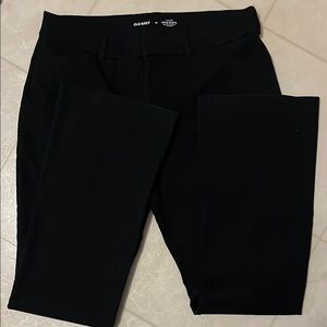 Old Navy High Waisted Pixie Flare Black Trousers